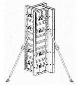 Купить Опалубка колонн Промышленник на универсальных щитах