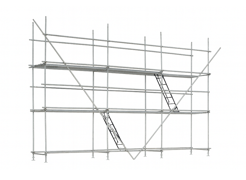 Хомутовые оцинкованные леса (комплект) фото 1