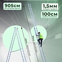 Лестница двухсекционная Alumet Ал 6216 фото 2