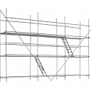Хомутовые оцинкованные леса (комплект) фото 1