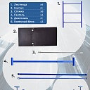Вышка-тура Пром Ультра 700 усиленная 0.7х1.6 м, высота 2.8 м фото 4