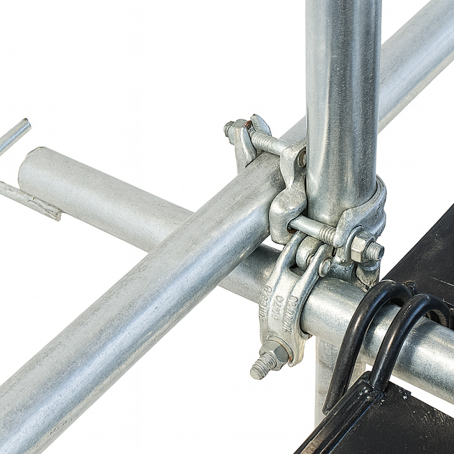 Стойка лесов хомутовых оцинкованная 2 м фото 3