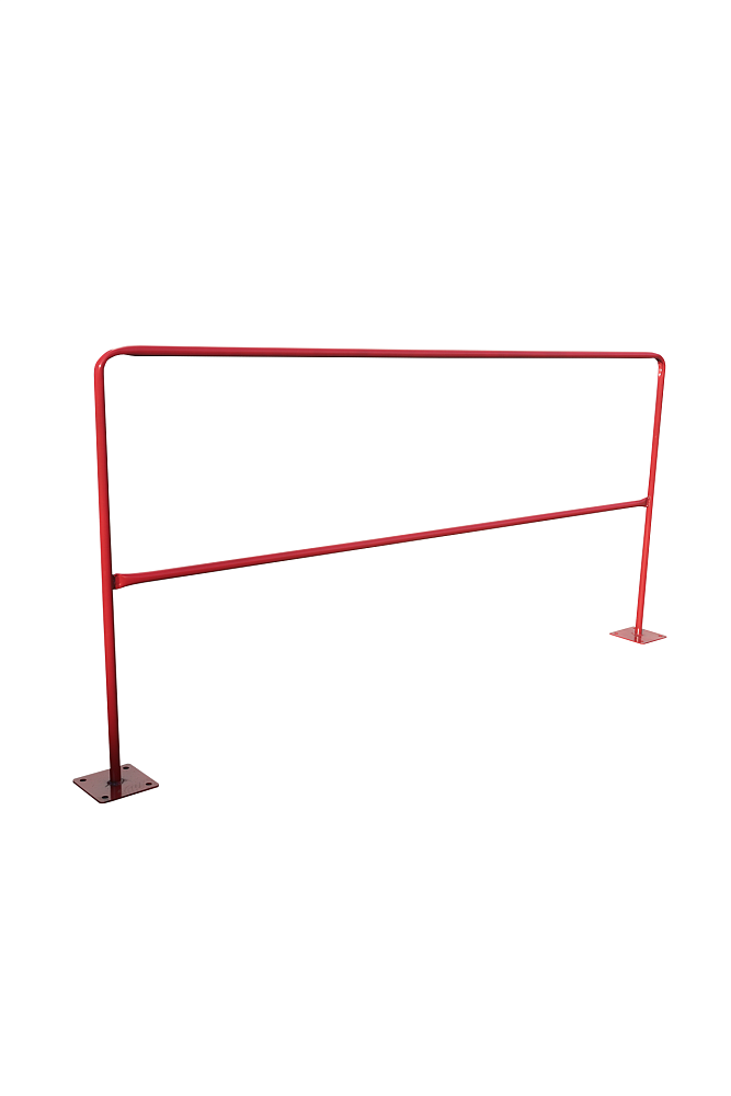 Защитное металлическое ограждение удлиненное фото 1