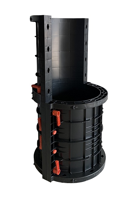 Пластиковая опалубка колонн GEOTUB Geoplast колонна круглая 3,0 м, диаметр 800 мм фото 2