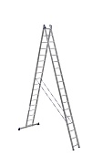 Купить Лестница двухсекционная Alumet Ал 6217