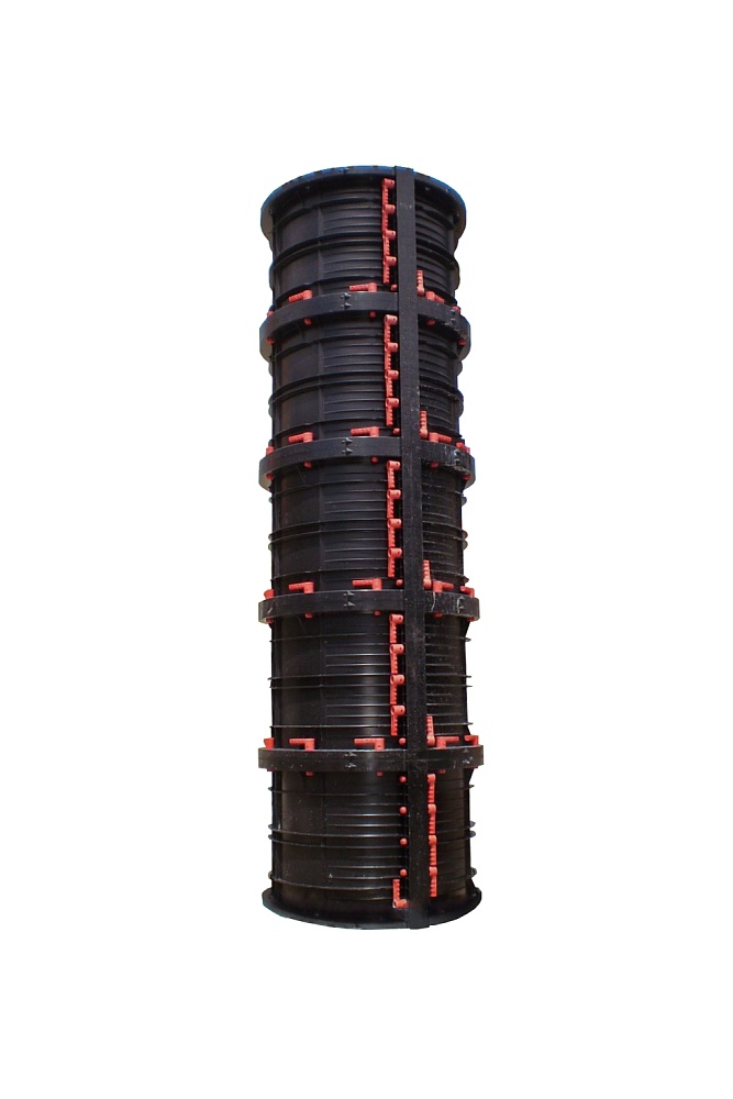 Пластиковая опалубка колонн GEOTUB Geoplast колонна круглая 3,0 м, диаметр 800 мм фото 1
