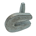 Замок кованный оцинкованный для опалубки Промышленник ударный фото 2