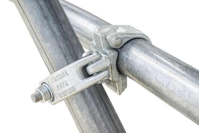 Связь лесов хомутовых оцинкованная 5,2 м (комплект 5 шт.) фото 5