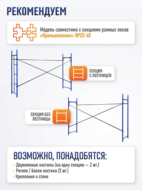 Рама проходная ЛРСП 40 фото 6