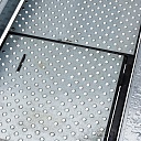 Настил перфорированный оцинкованный с люком и лестницей для строительных лесов 0,6х3,0 м фото 4