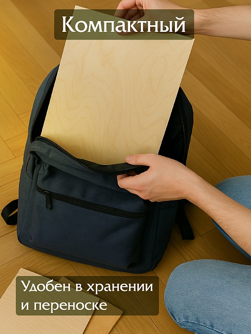 Фанера Промышленник 710х620х10мм, береза, упаковка 5 шт фото 3