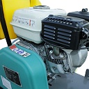 Виброплита бензиновая TeaM C-100 с двигателем Honda и баком для воды, ковриком и колесами фото 6
