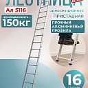 Лестница односекционная Alumet Ал 5116 фото 1